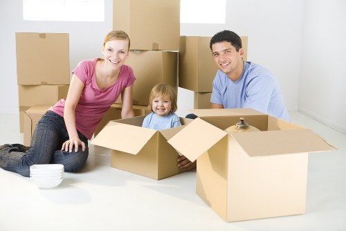Mobile self storage unit delivered to a home in Uxbridge