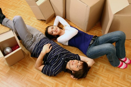 Prepared belongings ready for short-term storage in Uxbridge