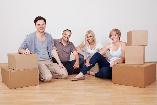 Professional movers loading a van for a Uxbridge relocation